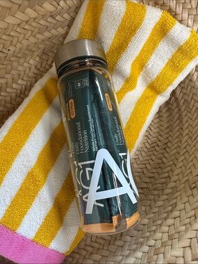 Athletic Greens AG1 Branded Clear Tritan Shaker Bottle with Stainless Steel Lid